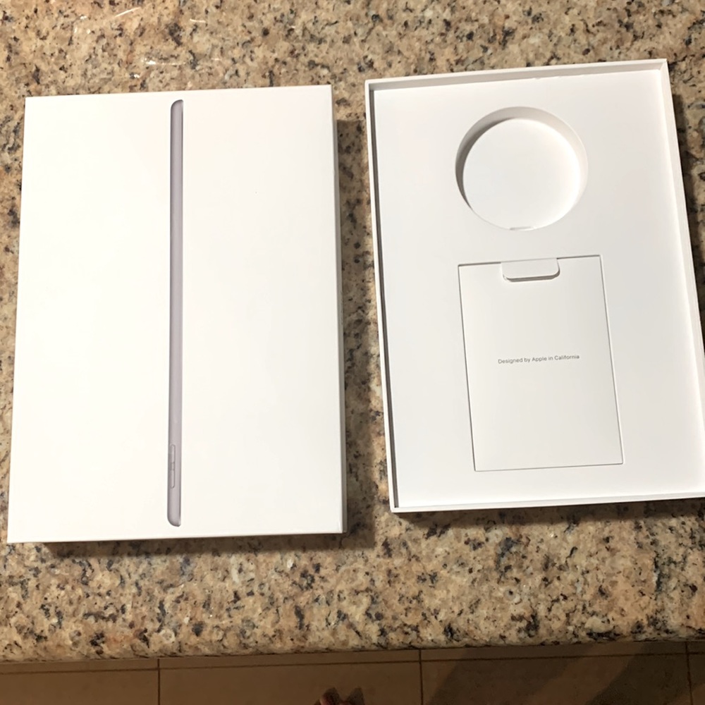 Empty Apple iPad box